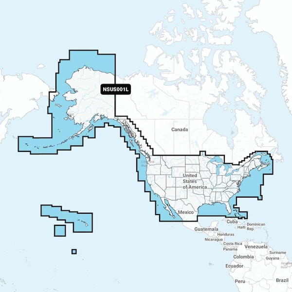 Navionics Plus NSUS001L US and amp Coastal Canada